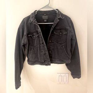 American Eagle Cropped Jean Jacket